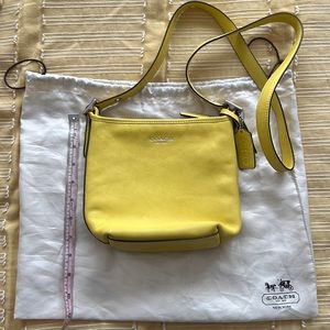 Coach Lemon Legacy crossbody bag